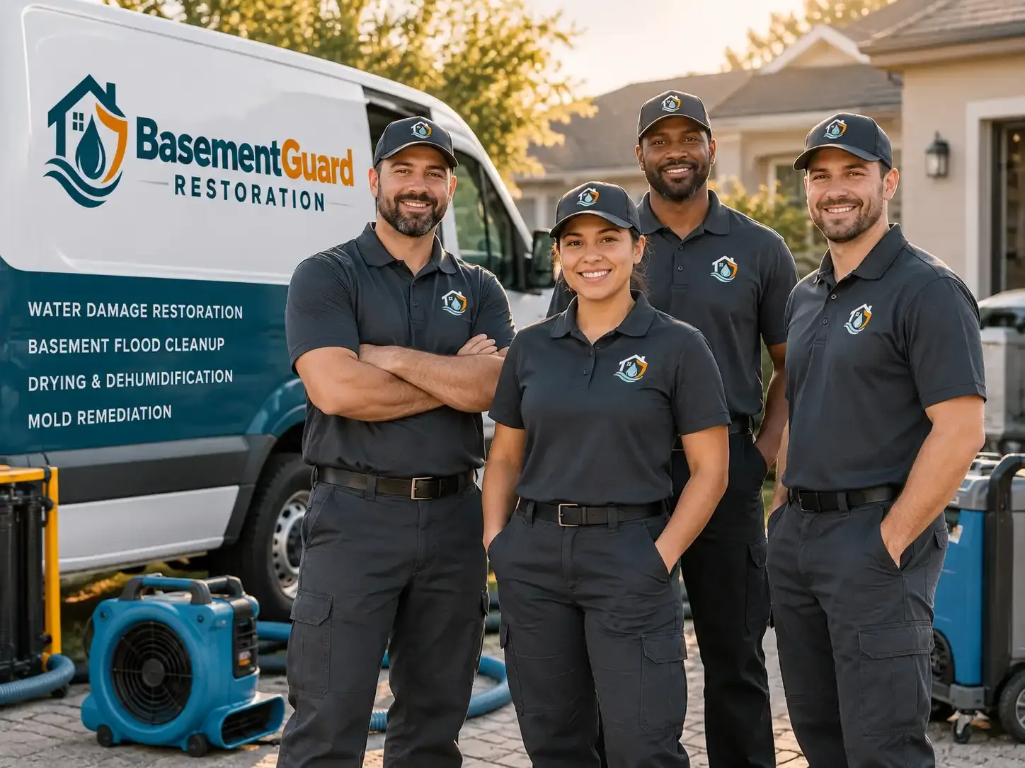 Basement Water Damage Restoration company in Winfall, NC